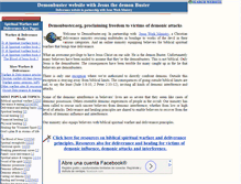 Tablet Screenshot of demonbuster.org